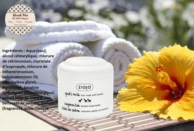 Ziaja " Masque revitalisant cheveux à la Kératine et au Lait de chèvre "