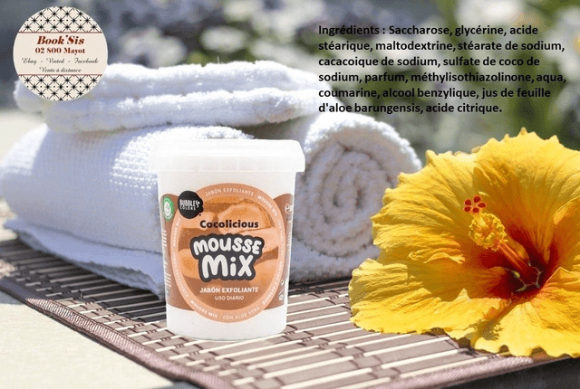 Mousses de savon exfoliant naturel