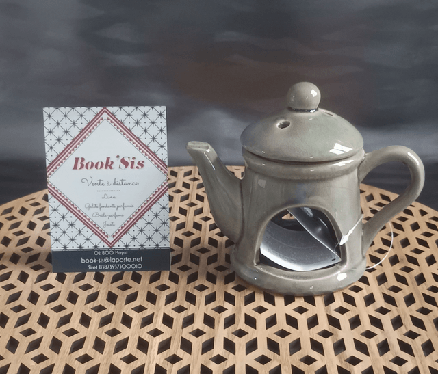 Brûleur " Théière avec couvercle marron "