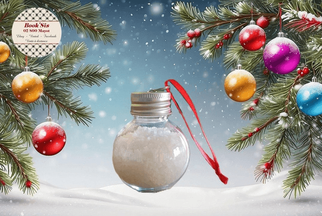 Boules de Noël " Sels de bain "