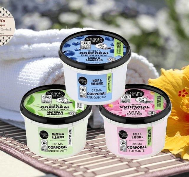 Organic Shop " Crèmes corporelles "