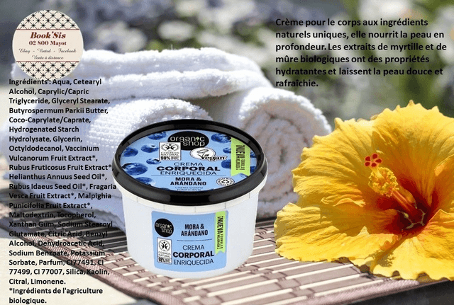 Organic Shop " Crèmes corporelles "