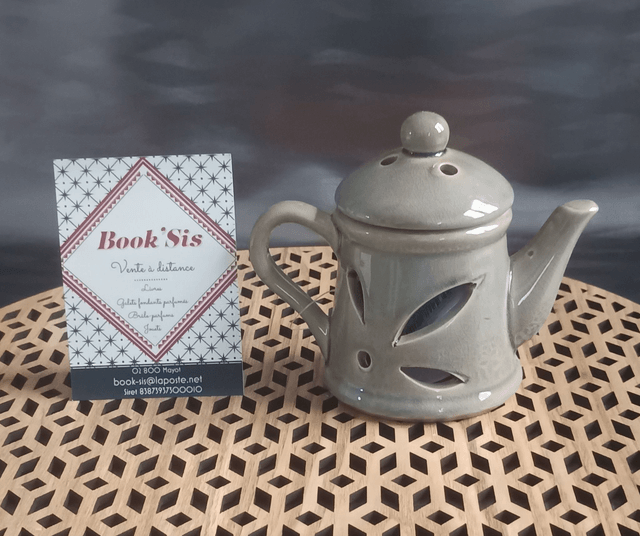 Brûleur " Théière avec couvercle marron "