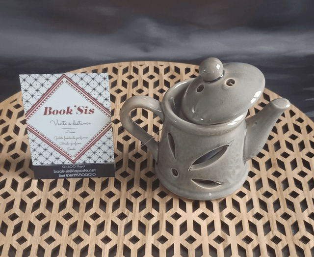 Brûleur " Théière avec couvercle marron "