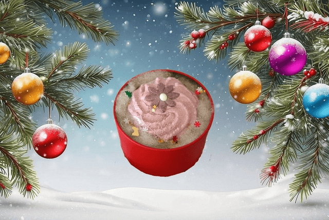 Pot Noël " Fondant de bain "