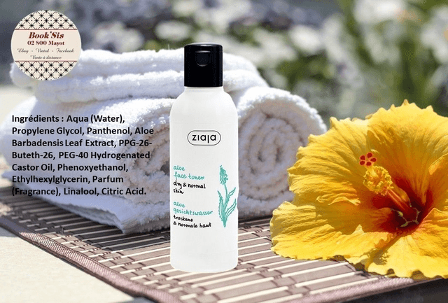 Ziaja " Lotion tonifiante et hydratante pour peau sèche à l'Aloe vera "