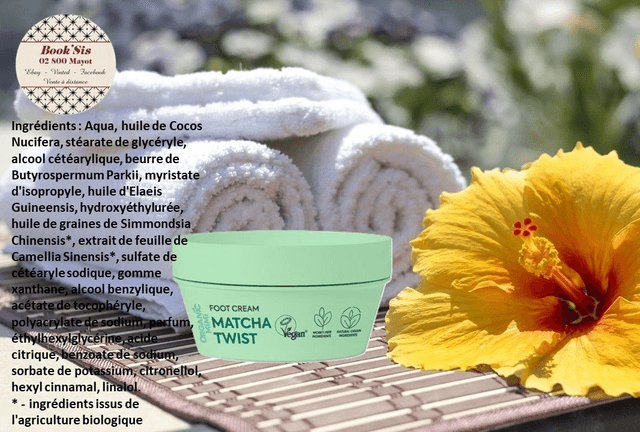 Organic Mimi " Crème pour les pieds Matcha Twist "