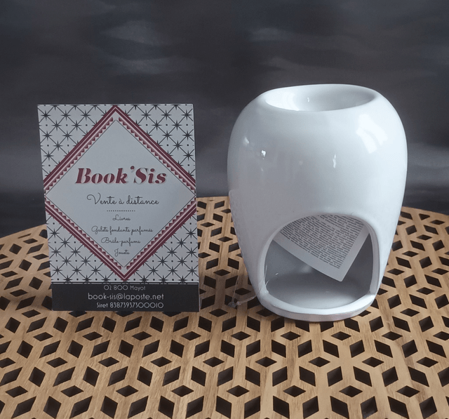 Brûleur " Bombé pétales blanc "