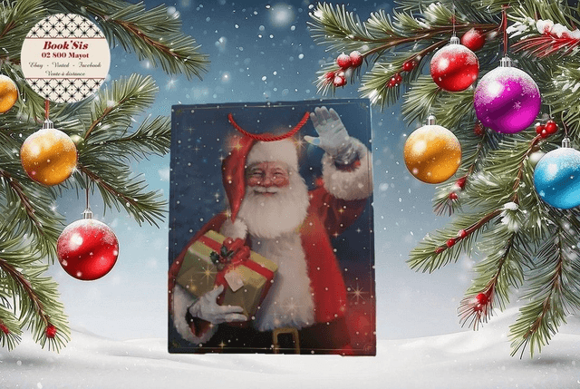 Sacs cadeaux Noël 26x32x10 cm
