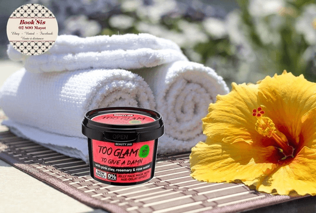 Beauty Jar " Masque visage anti-âge gélatine Argile rose, romarin & eau de rose "