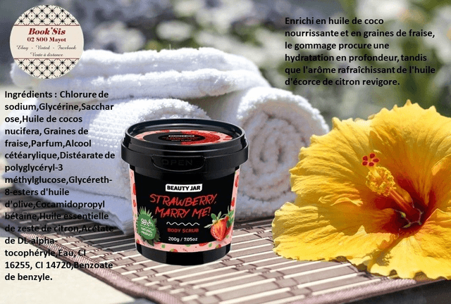 Beauty Jar " Gommages corps Hydratant Nourrissant "