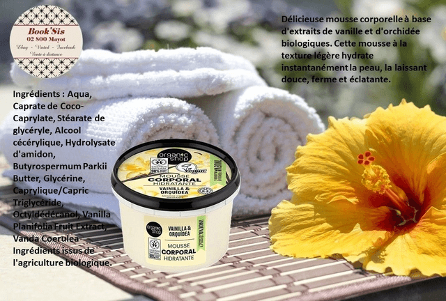 Organic Shop " Mousses corporelles "