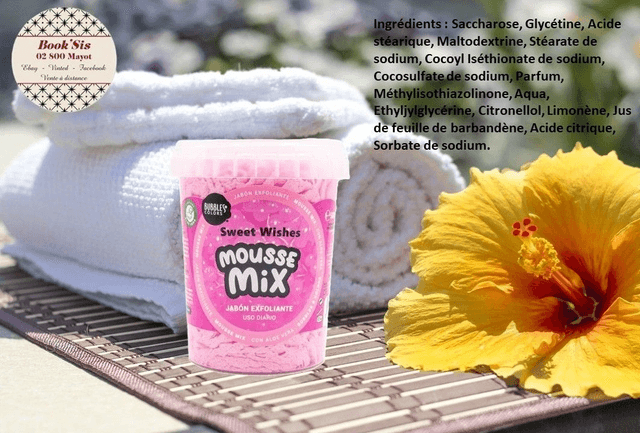 Mousses de savon exfoliant naturel