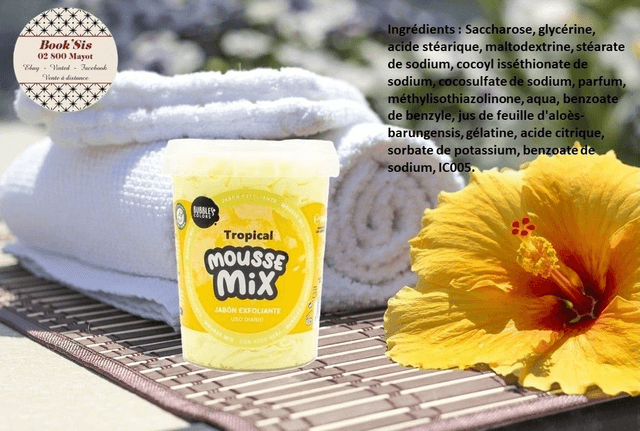 Mousses de savon exfoliant naturel
