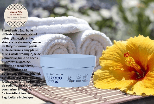 Organic Mimi " Beurre pour les pieds à la noix de coco "