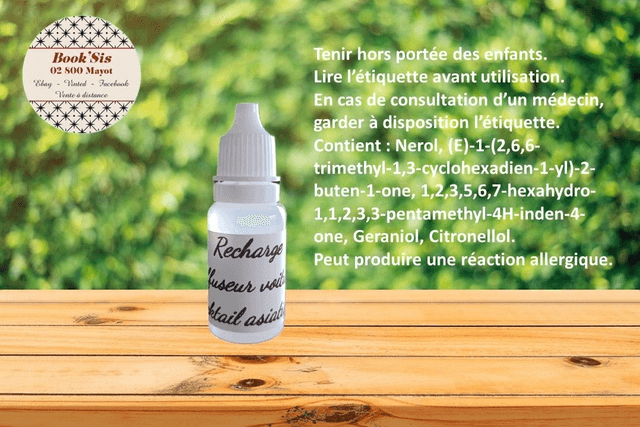 Recharge pour diffuseur voiture 