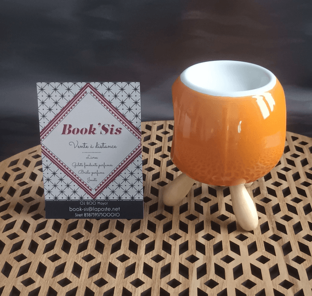 Brûleur " Arrondi à pieds orange "