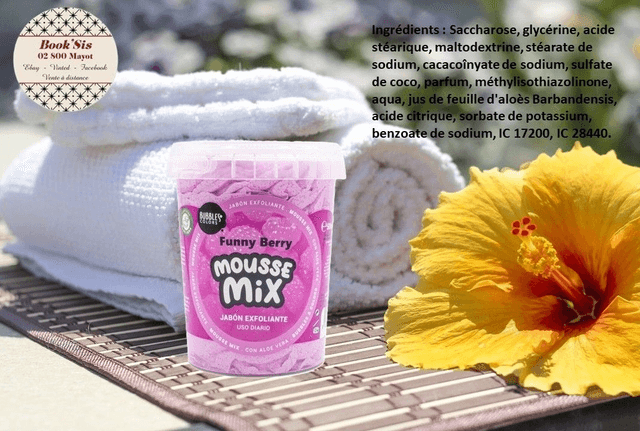 Mousses de savon exfoliant naturel