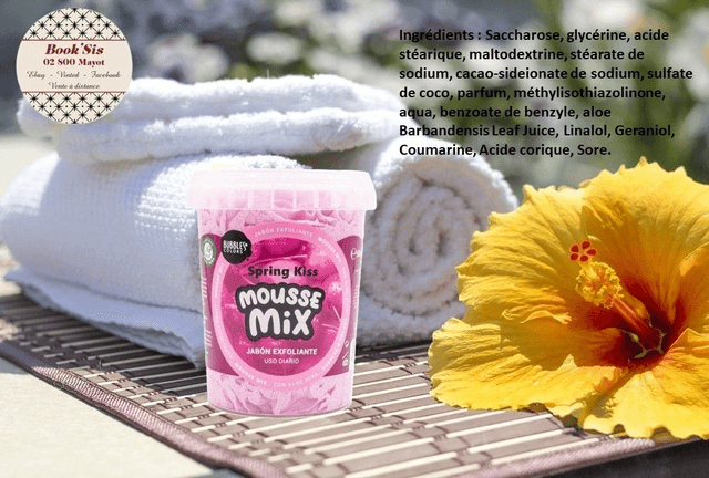 Mousses de savon exfoliant naturel