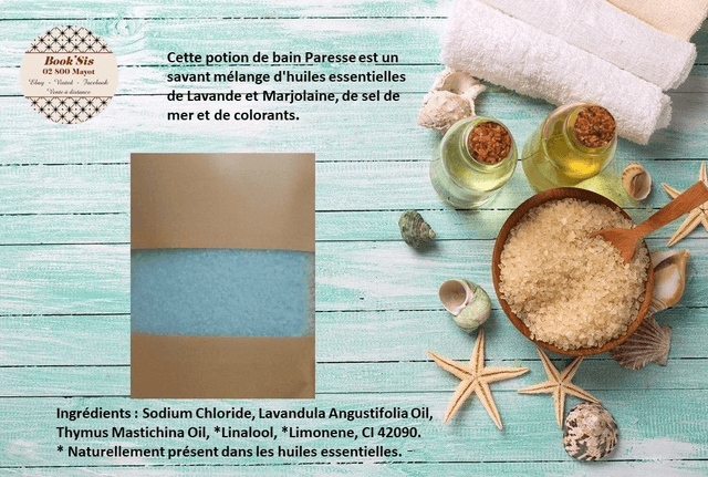 Potions de bain aux huiles essentielles