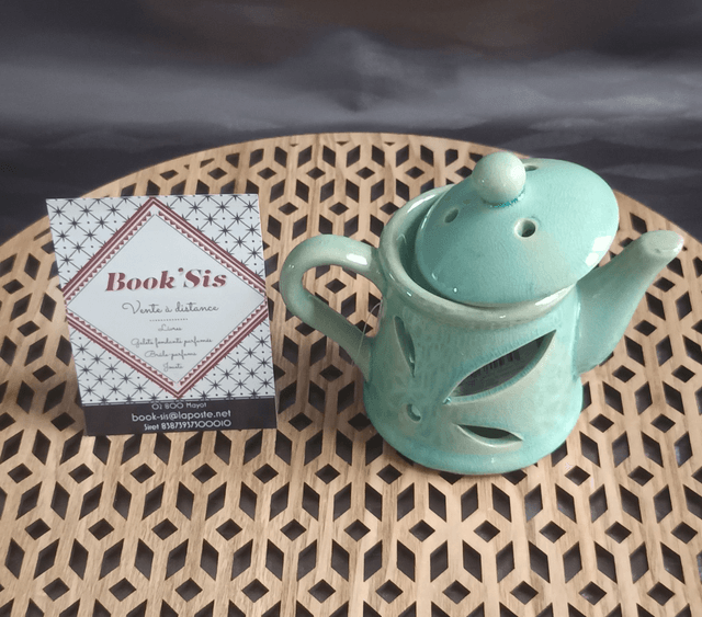 Brûleur " Théière avec couvercle vert "