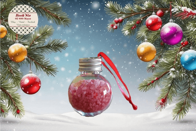 Boules de Noël " Sels de bain "