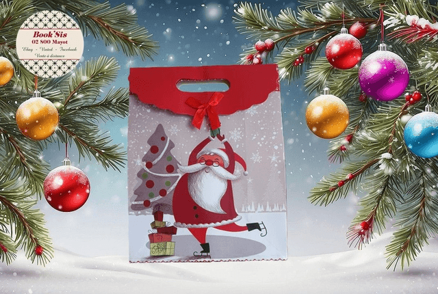 Boîte cadeau Noël 24x31x12 cm