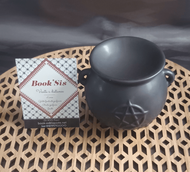Brûleur " Chaudron des sorcières avec pentagramme "