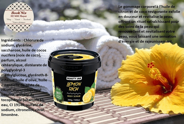 Beauty Jar " Gommages corps Hydratant Nourrissant "