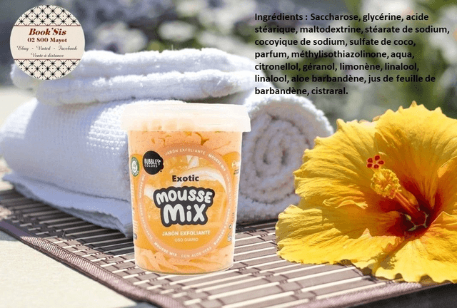 Mousses de savon exfoliant naturel