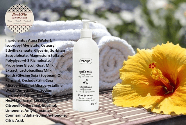 Ziaja " Emulsion corps hydratante au Lait de chèvre "