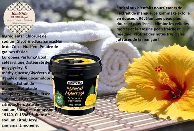 Beauty Jar " Gommages corps Hydratant Nourrissant "