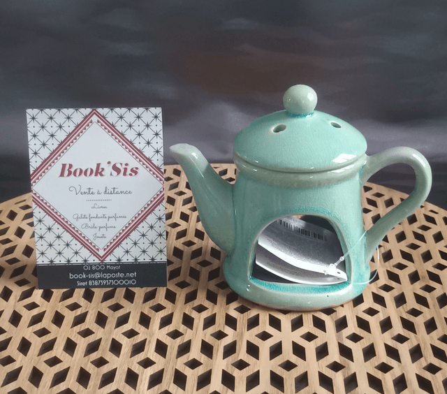 Brûleur " Théière avec couvercle vert "