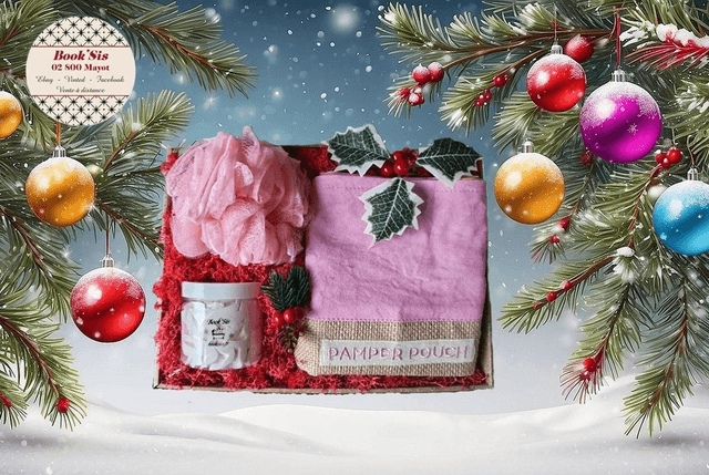 Panier Noël " Savon fouetté "