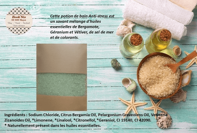 Potions de bain aux huiles essentielles