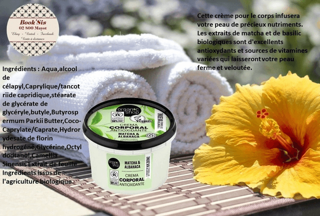 Organic Shop " Crèmes corporelles "