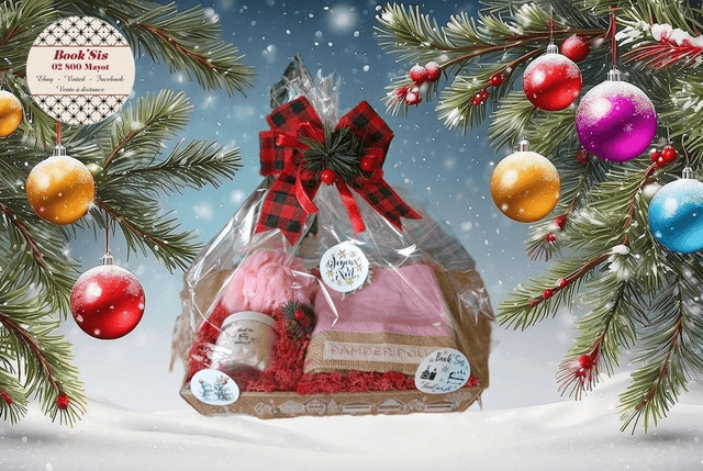 Panier Noël &quot; Savon fouetté &quot;