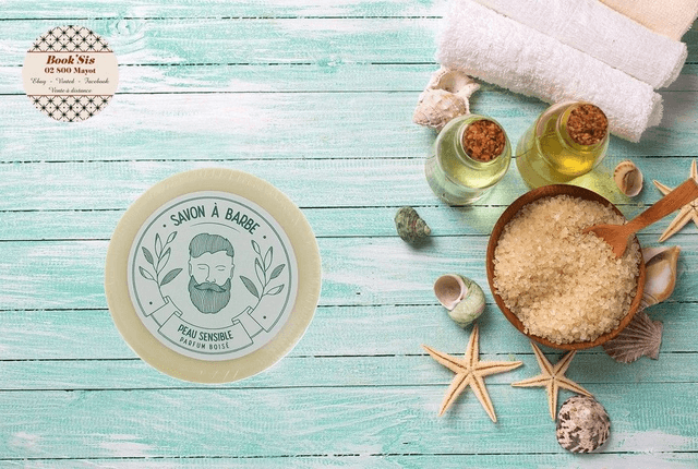 Savon à barbe peau sensible &quot; Boisé &quot;
