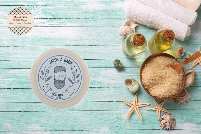 Savon à barbe peau sèche &quot; Frais &quot;