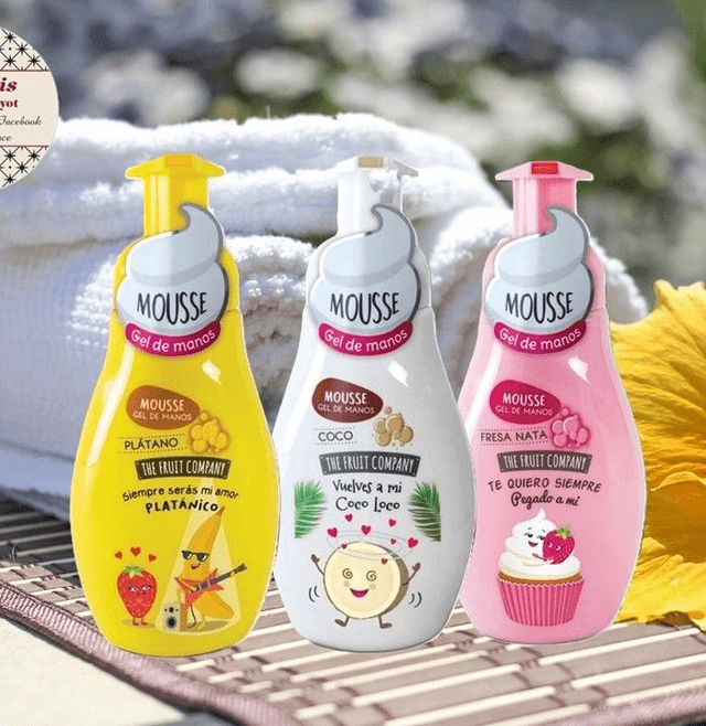 The Fruit Company &quot; Gels mousses mains &quot;