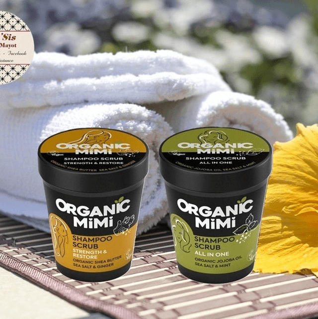 Organic Mimi  &quot; Shampoings exfoliants &quot;
