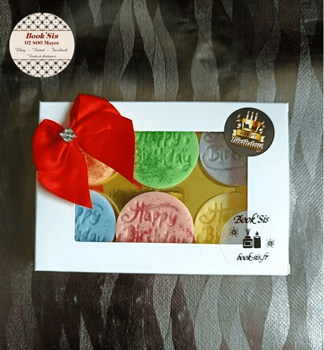 Boîte &quot; Happy birthday &quot;