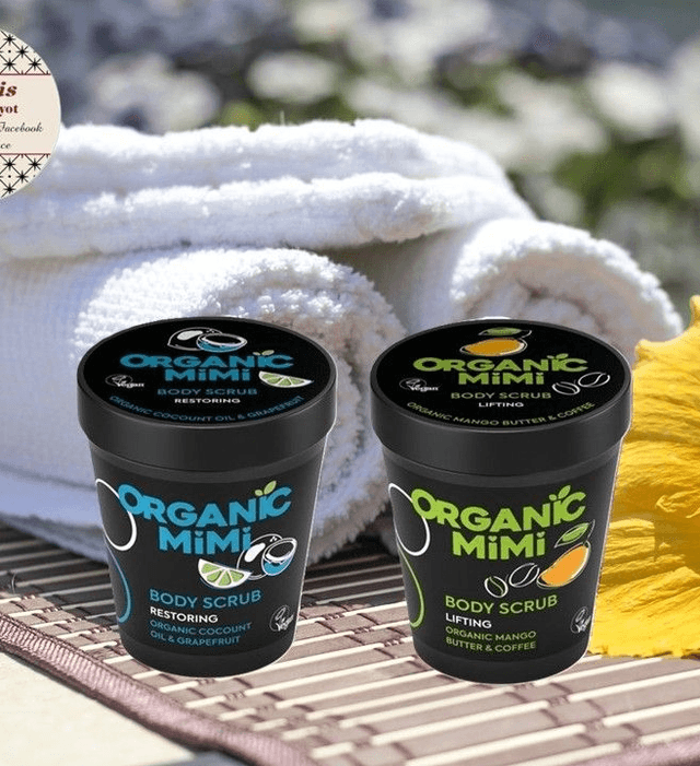 Organic Mimi &quot; Gommages corporels Sucre et sel &quot;